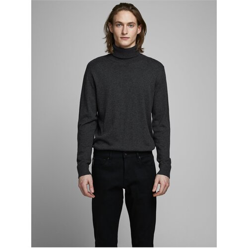 Jack &amp;amp; Jones gray basic turtleneck emil - men Slike