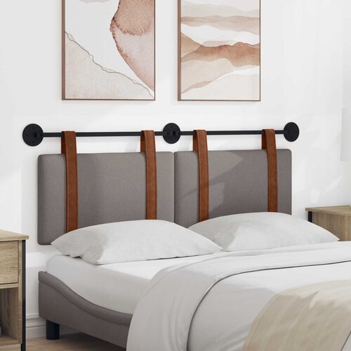  Držeće uzglavlje Zidne Sivo-smeđa 150 x 55 x 5 cm Antikni PU Cijene