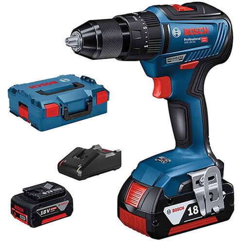  AKUMULATORSKA BUŠILICA-IZVIJAČ GSB 18V-55 2x4.0 Ah BOSCH PROFESSIONAL Cijene