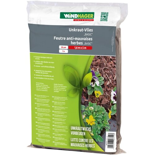 Windhager Platno protiv korova (D x Š: 5 x 1,6 m, Crne boje) Cijene