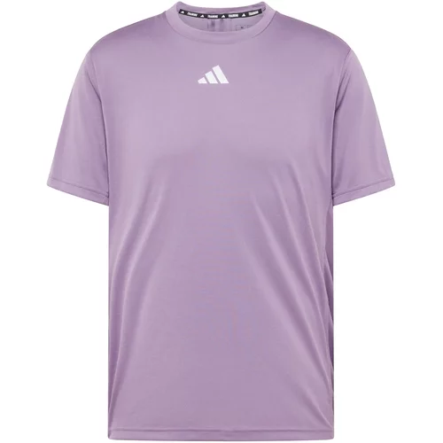Adidas Tehnička sportska majica 'HIIT 3S MES' lila / bijela