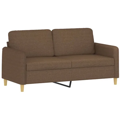 MAISON CHIC Dvosed kavč - Sofa - Kanape rjav 140 cm blago, (21726730)