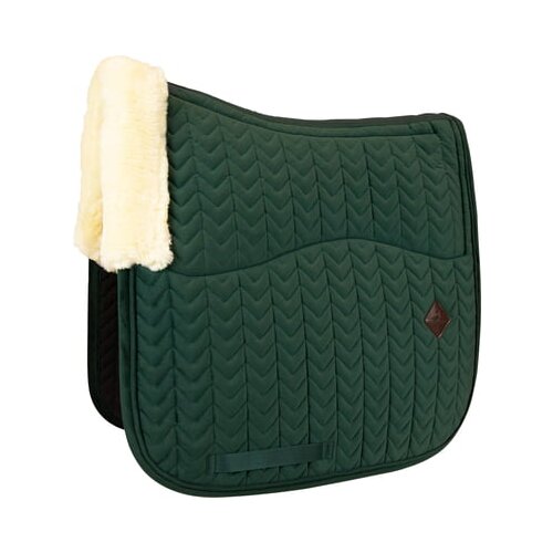 Kentucky Horsewear Dresurna podsedelnica "Velvet Skin Friendly" - pine green Cene