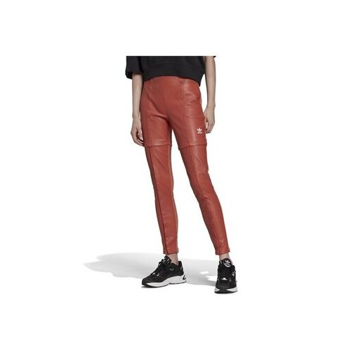 Adidas Hlače Always Original Slim Snapbutton Kostanjeva Cene
