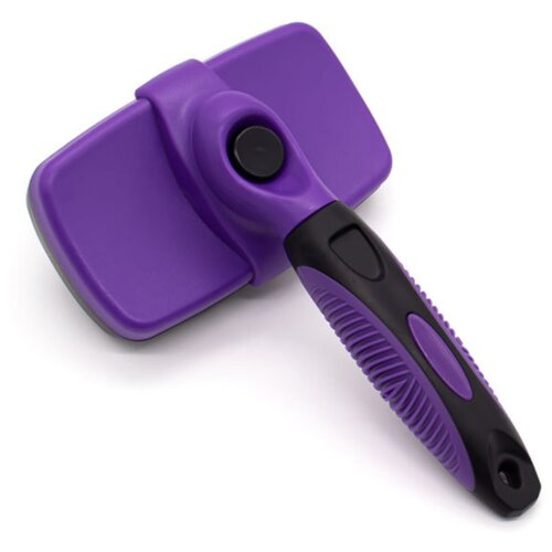 INF Nežni glavnik za nego majhnih hišnih ljubljenčkov - krtača za odstranjevanje dlak Purple, (5000124940) Cene