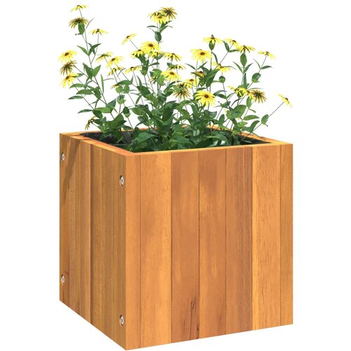  Vrtna sadilica 25x25x25 cm od masivnog bagremovog drva Slike