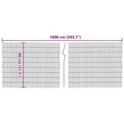  Vrtna ograda 1000x80 cm od trske Slike