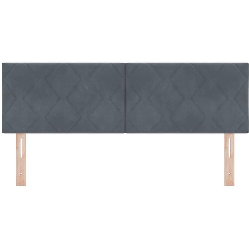  LED glava kreveta Tamno siva 160 cm Bar&amp;scaron;un Slike