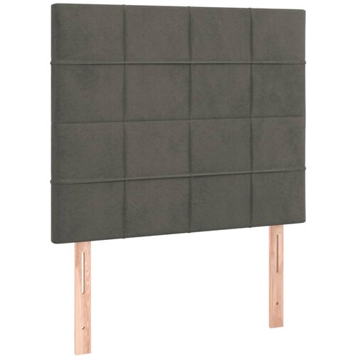  LED uzglavlje tamnosivo 90x5x118/128 cm bar&amp;scaron;unasto Slike