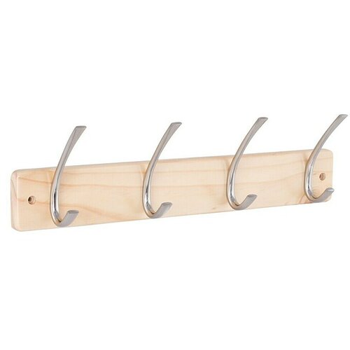 WALTECO Garderobna letev (Do x &amp;Scaron; x V: 450 x 80 x 130 mm, Les, Rjava) Slike