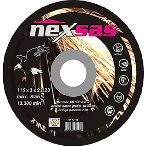 Nexsas rezna ploča za metal 115X3X2 Slike