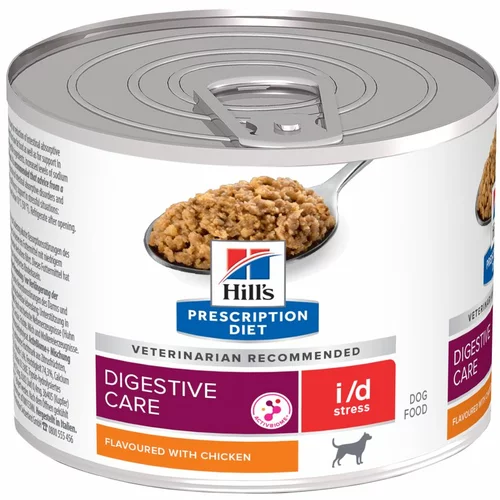 Hill’s Prescription Diet i/d Digestive Care Stress Mini s piščancem - Varčno pakiranje: 24 x 200 g