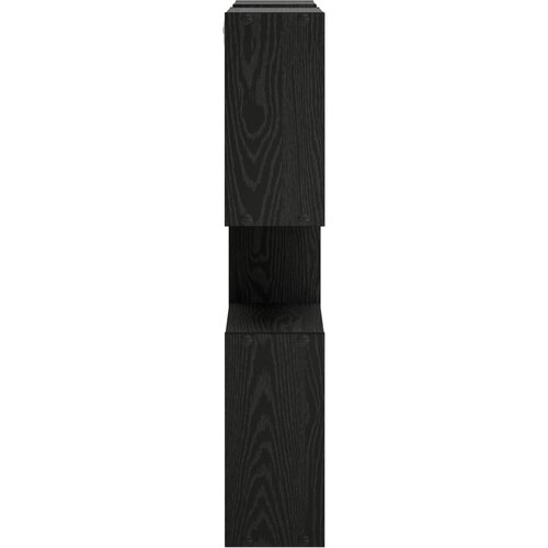  Polica na zidu Crna 99,5 x 17 x 91 cm Konstruirano drvo Slike