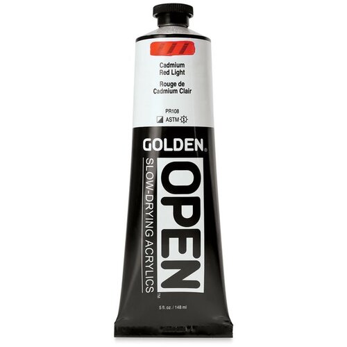  GOLDEN OPEN akrilna boja koja se sporo su&amp;scaron;i 148 ml | 7090 Cadmium Red Light Slike
