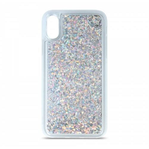 Nillkin Silikonski ovitek za Samsung Galaxy A50 A505 prozoren s srebrnimi ble&amp;scaron;čicami Slike