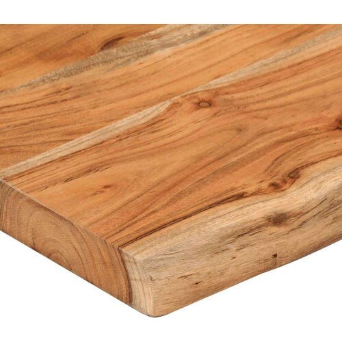 VidaXL Stolna ploča 140x30x3,8 cm pravokutna bagremovo drvo živi rub Slike