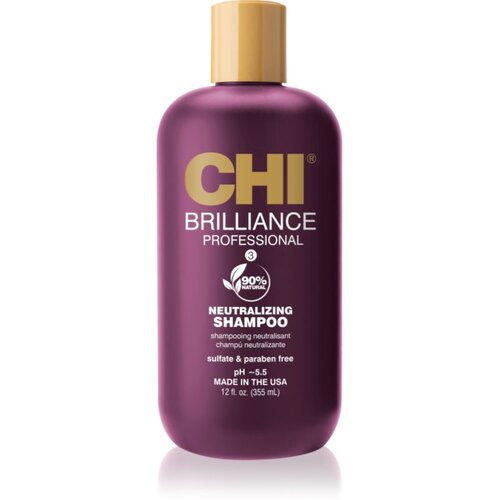 CHI Brilliance Deep Neutralizing Shampoo &amp;scaron;ampon z oljčnim oljem 355 ml Slike