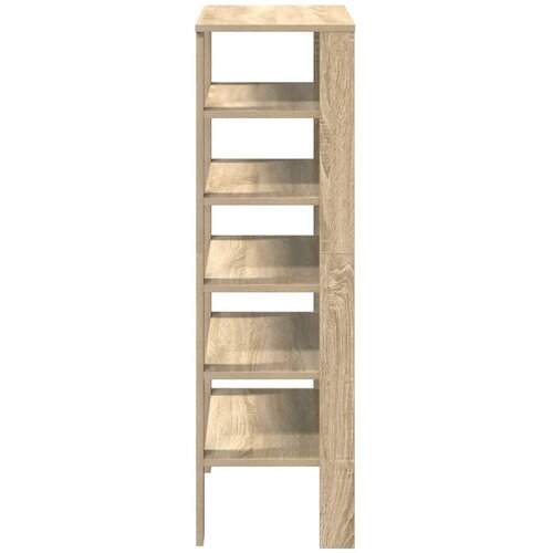  Stalak za cipele boja hrasta 61x32x105 cm konstruirano drvo Slike