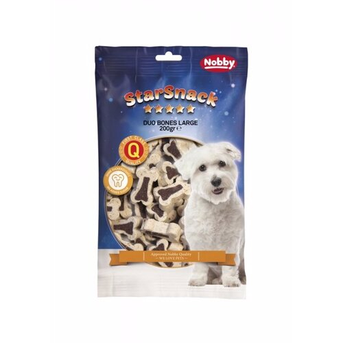Nobby starsnack duo kosti, jagnjetina in riž, velike – 200 g Cene