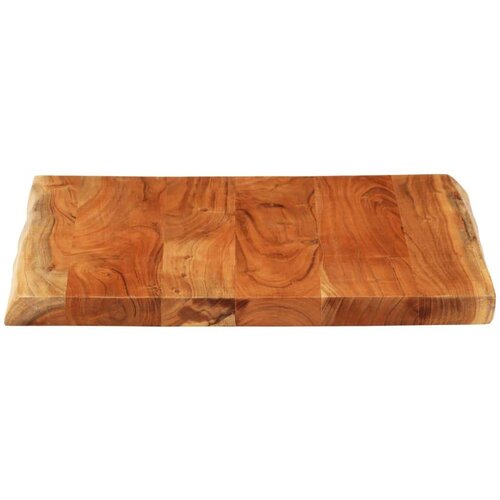 Stolna ploča 60x60x3 8 cm četvrtasta od bagrema sa živim rubom Slike