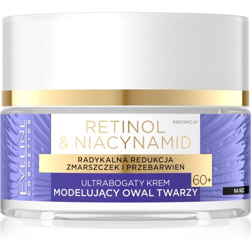 Eveline Cosmetics Retinol &amp;amp; Niacynamid intenzivna obnovitvena nočna krema 60+ 50 ml Slike