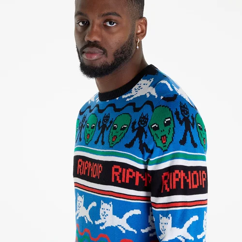 Ripndip Jolly Holiday Knit Sweater