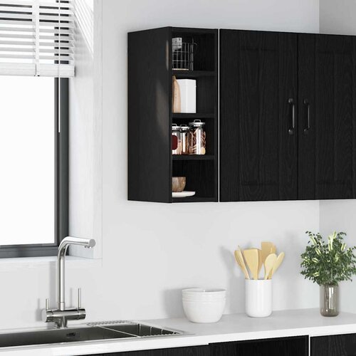 Viseći ormarić Crni hrast 20 x 29,5 x 60 cm Konstruirano drvo Cijene
