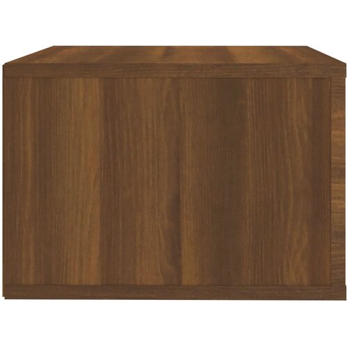  Zidni noćni ormarići 2 kom smeđa boja hrasta 50x36x25 cm Slike