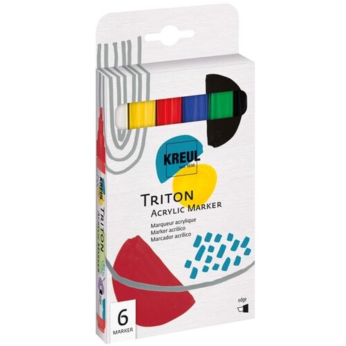  Akrilni flomasteri Solo Goya TRITON KREUL - set 6 kom Cene