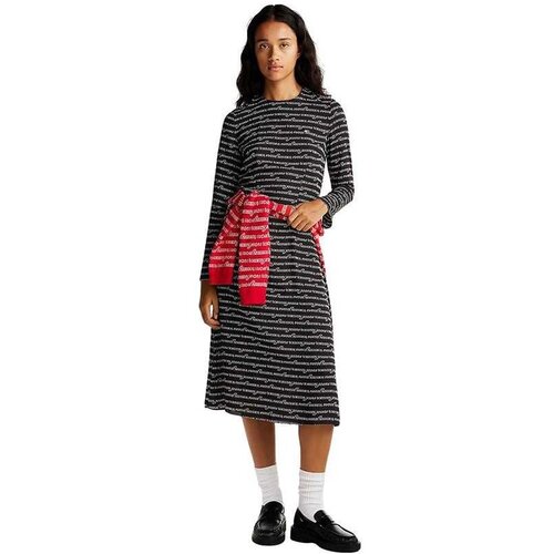 Tommy Hilfiger ženska logo midi haljina THDW0DW20456-0GM Cene