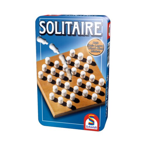 Schmidt Spiele Solitaire, v kovinski &amp;scaron;katli Slike