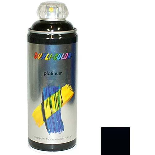 Dupli color Platinasti barvni lak v razpršilu Dupli Color (400 ml, RAL 9005 črna, sijaj)