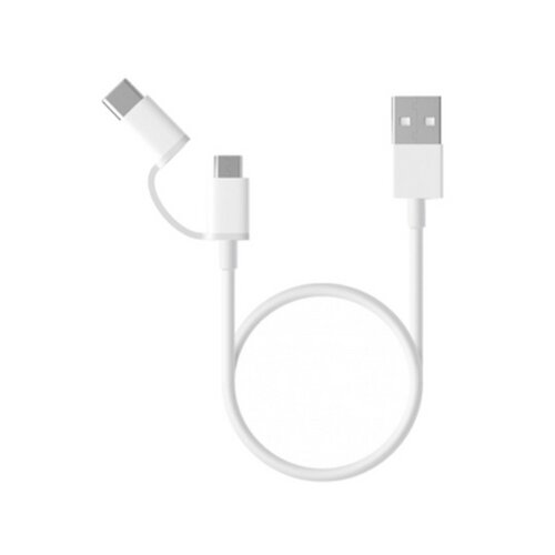 Xiaomi mi 2-u-1 usb kabel micro usb to type c 30cm, bijeli Cijene
