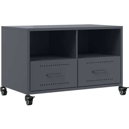 VidaXL TV omarica antracit 68x39x43,5 cm hladno valjano jeklo, (21242036) Slike