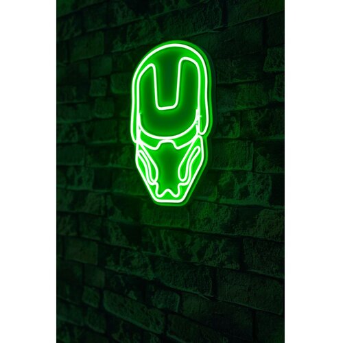 Wallity Dekorativna plastična LED rasveta Iron Man Green Slike