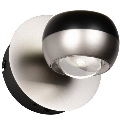 Trio Select Crna/u srebrnoj boji LED zidna lampa Orbit &amp;ndash; Slike