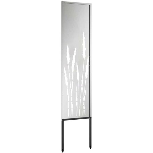 vidaXL Privatnost u vrtu Rezbarija Srebrno 32 x 140 cm Pocinčani čelik Cene
