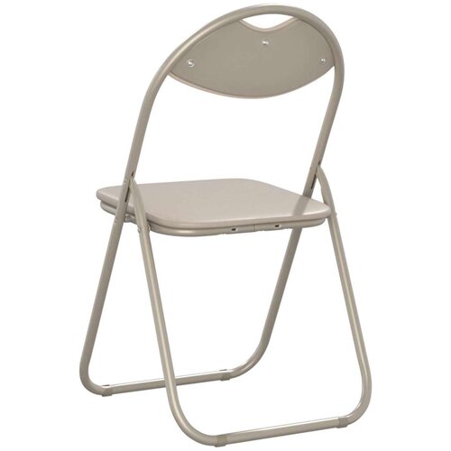  Sklopiva stolica 8 pcs Pijesak 48 x 43 5 x 81 cm Lažna koža - Pijesak 8 Slike