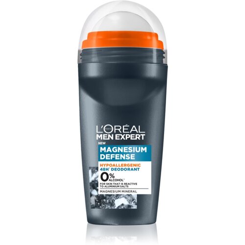 L&amp;acute;Or&amp;eacute;al Paris Men Expert Magnesium Defence deodorant roll-on za mo&amp;scaron;ke 50 ml Slike