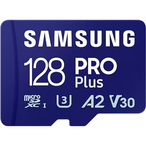 Samsung memorijska kartica PRO PLUS MicroSDXC 128GB U3 Blue + SDXC Adapter MB-MD128SB Cene