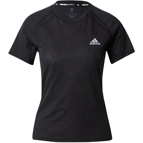 ADIDAS SPORTSWEAR Tehnička sportska majica 'X-City' crna / bijela