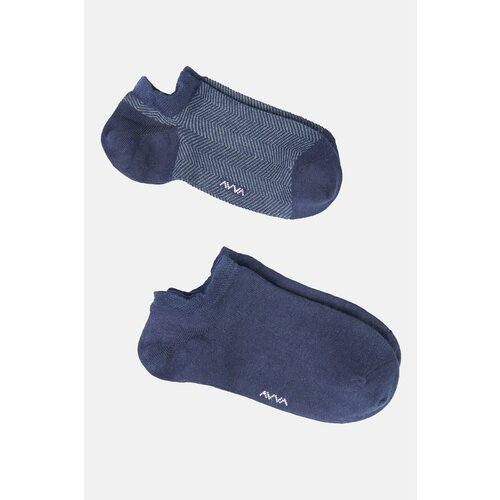 Avva Men's Navy Blue Sneaker Socks Slike