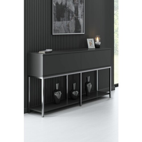 HANAH HOME lord - anthracite, silver anthracitesilver console Cene