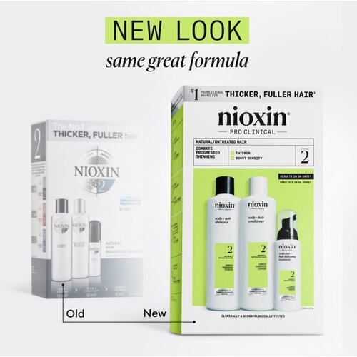 Nioxin System 2 Scalp Therapy darilni set za redke lase 3 kos Slike