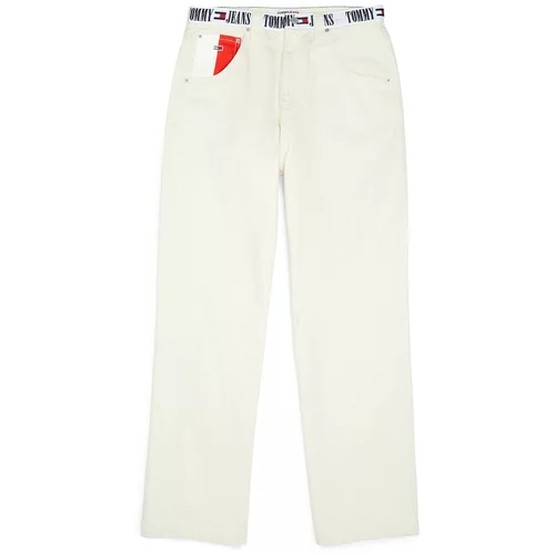 Tommy Jeans Traperice 'Aiden' ecru/prljavo bijela / morsko plava / vatreno crvena / bijela