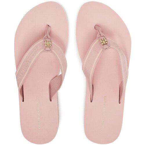 Tommy Hilfiger Japonke Hilfiger Webbing Beach Sandal FW0FW08515 Roza Slike