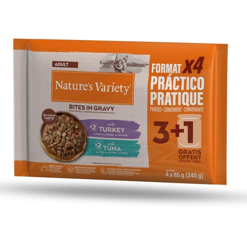Nature’s Variety Bites u umaku 44 x 85 g - Puretina i tuna Cene