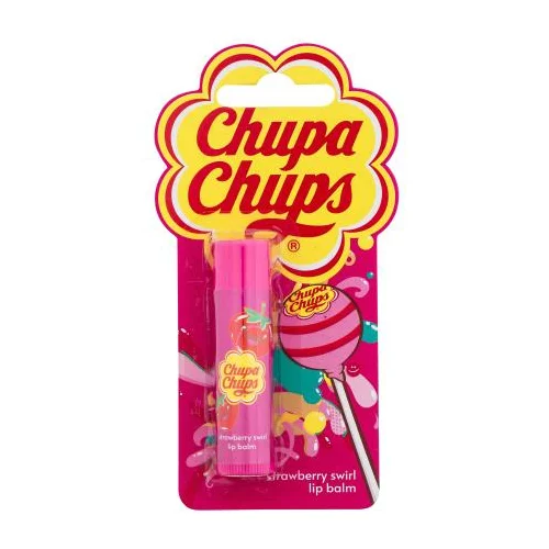 Chupa Chups Lip Balm Strawberry Swirl balzam za usne 4 g