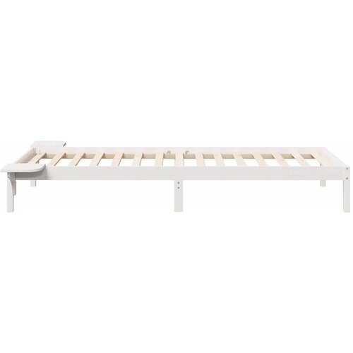  Krevetna konstrukcija s bočnim stolovima Bijelo 80 x 210 cm Slike