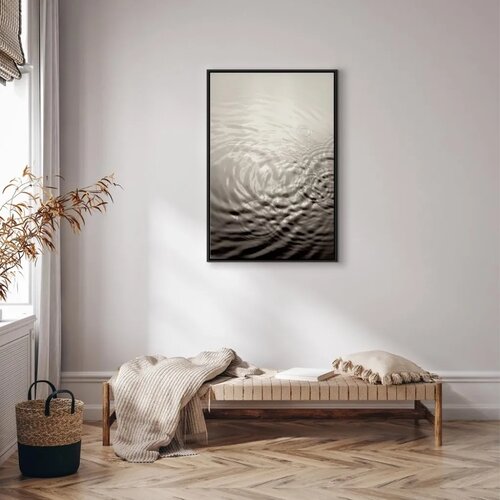  Slika - Water Surface (1 Part) Vertical 80x120 U crnom drvenom okviru Slike
